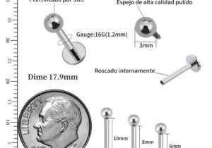 Labret titanio